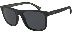 Emporio Armani EA4129 504287 Matte Black Square Sunglasses - Picture 1 of 1