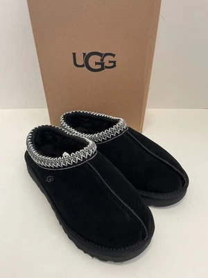 UGG Women's Tasman II Black Suede Slippers - Image 1 of 4
