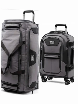 Bolsa de mano Travelpro Bold Drop Bottom/Spinner, gris/negro, juego de 2 piezas 22’30 Foto 1 de 4