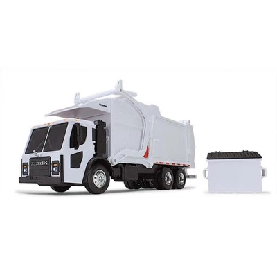 First Gear 1/25 Mack LR Garbage Truck Mcneilus Meridian Caricatore, Dumpster - Immagine 1 di 4