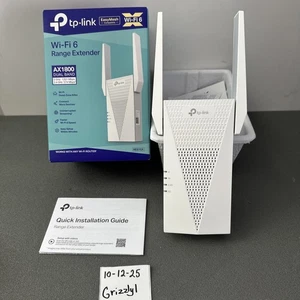 TP-Link AX1800 RE615X WiFi 6 Extensor de Alcance Doble Banda Repetidor Inalámbrico - Imagen 1 de 4