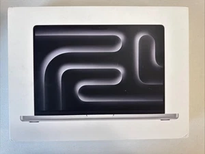 Apple MacBook Pro 14" 1TB SSD, Apple M3 Chip, 16GB Silver A2918 MXE13LL/A SEALED - Picture 1 of 4