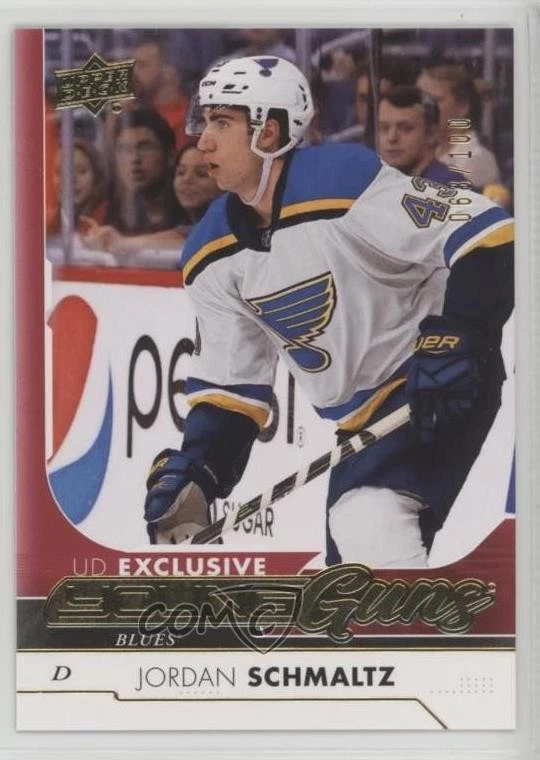 2017-18 Upper Deck Young Guns Exclusives /100 Jordan Schmaltz #470 Rookie RC - Image 1 of 2