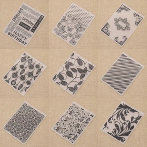 Flower Plastic Embossing Folder Template DIY Scrapbook Paper Decor Handcraft - Picture 1 of 16
