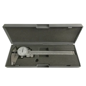 150mm/0.05mm Precision Hardened Stainless Steel Metric Dial Caliper - Picture 1 of 8