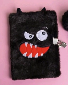 Carnet Tout Doux Diablotin Noir, Journal Intime, 15 X 23 Cm, 80 Pages, Neuf  - Picture 1 of 1