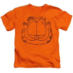 GARFIELD SMIRKING DISTR Licensed Toddler Kids Graphic Tee Shirt 2T 3T 4T 4 5-6 7 - Picture 1 of 3