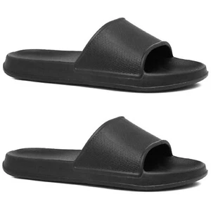 MENS FLIP FLOPS SHOWER SUMMER BEACH GYM MULES POOL SLIP ON SLIDERS SANDALS NEW - Picture 1 of 4