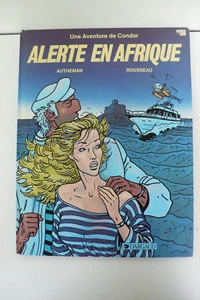 BD CONDOR ALERTE EN AFRIQUE AUTHEMAN/ROUSSEAU DARGAUD EO 1985 BON ÉTAT - Picture 1 of 9