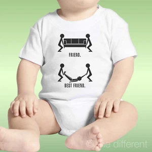 Body Neonato Unisex Best Friend Migliori Amici Segreti Idea Regalo - Bild 1 von 1