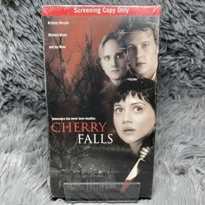 Cherry Falls VHS Tape 2001 Screening Horror Holographic Brittany Murphy Sealed - Picture 1 of 7