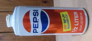 Anfang 1980er (TEST) Pepsi-Cola Pepsi 1/2 LITER Kegeldeckel Soda Pop Dose Deckel offen - Bild 1 von 12