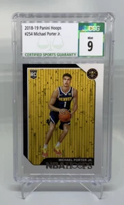2018-19 Panini Hoops Michael Porter Jr. RC Rookie #254 CSG A32 - Picture 1 of 2