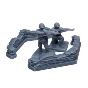 World War 2 Sandbags 60mm Hex | 1/72, 15mm, Command & Colors Gaming Scenery - Picture 1 of 10