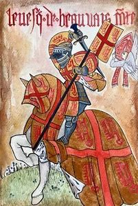 Old look illuminated manuscript Grand Armorial of Europe and the Golden Fleece - Picture 1 of 4