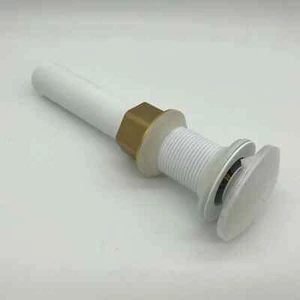 Regalmix Bathroom Sink Basin Pop-Up Drain Strainer No Overflow, White RWF082E - Picture 1 of 6