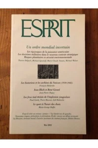 Revue Esprit Mai 2001, Un ordre mondial incertain Collectif - Picture 1 of 1