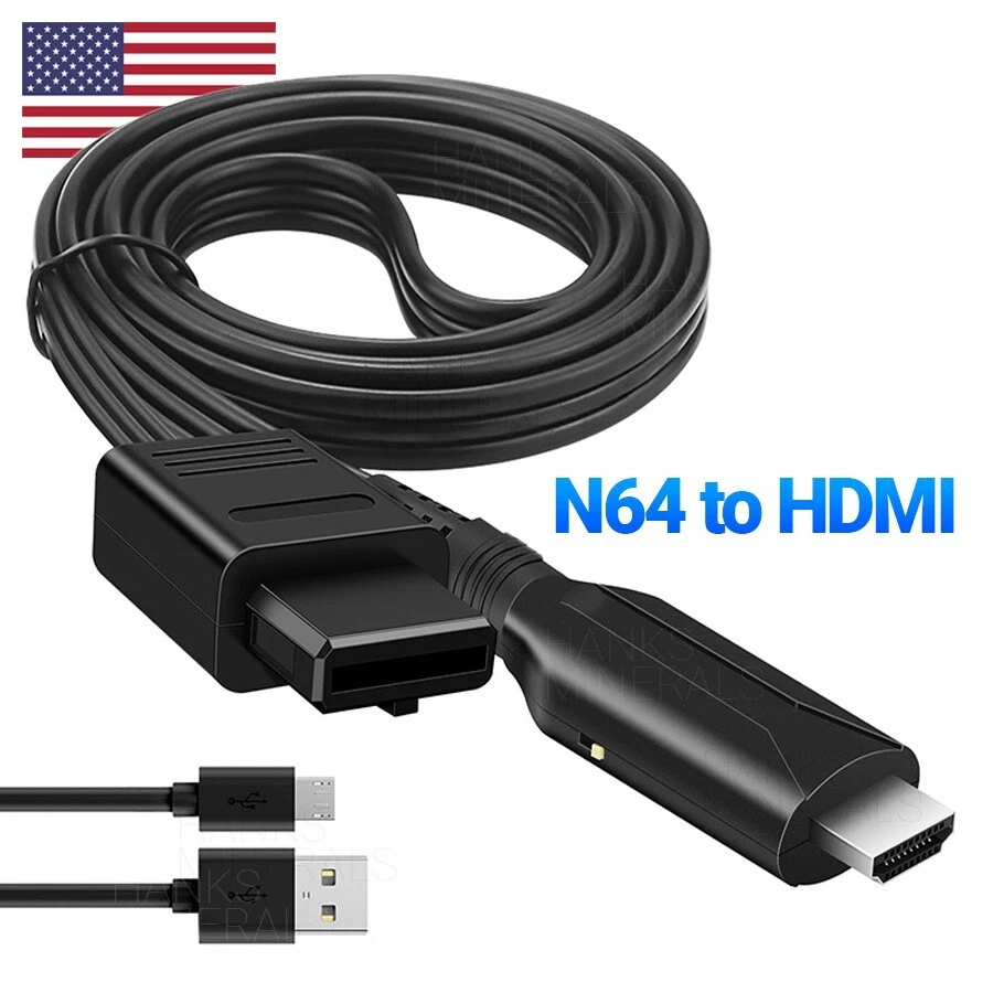 Converter N64 To HDMI HD 1080P Cable Compatible With N64 / GameCube / SNES - Image 1 of 4