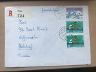Schweiz 1962 R-Brief 10 Rp. Rudern 20 Rp. Jungfraujoch Cham Ankunft Hochdorf
