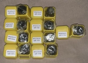 9PC Spring Collet Set ER16  1/8 - 3/8" CNC Milling Lathe Tool Engraving Machine - Picture 1 of 4