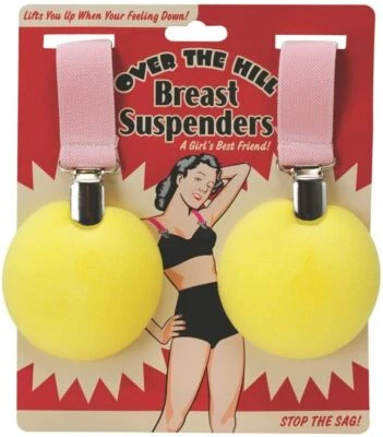 BIG MOUTH TOYS Over the Hill Boobies Boob Breast Suspenders - Joke Gag Gift - BigMouth Inc