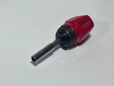NOS Armstrong USA 66-582 STUBBY Gearless Ratcheting Screwdriver, Red Hard Handle - Image 1 of 4