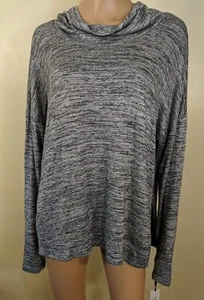 Calvin Klein Performance Black/White Mock Turtle Neck Womens Size Medium NWT - Picture 1 of 11