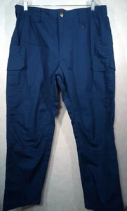 CQR Tactical Cargo Pants Mens 30W/30L Blue Ripstop - Picture 1 of 13