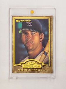 GOLD FOIL #/ED Todd Helton 1998 Donruss Rookie Diamond Kings COLORADO ROCKIES MT
