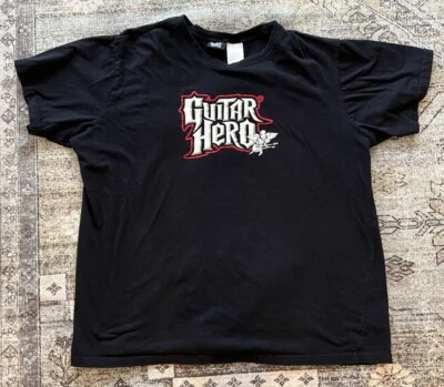 Camisa Promocional Videojuego Guitar Hero Y2K De Colección, Talla 2XL Foto 1 de 4