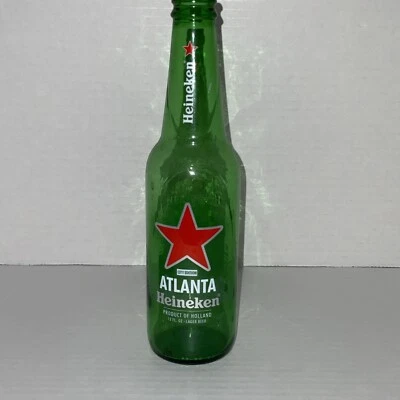 Коллекционная мужская, пещерная пивная бутылка Heineken пустая бутылка 9 дюймов Атланта, Джорджия - Изображение 1 из 3