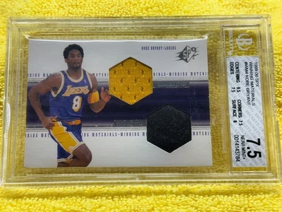 Camiseta/sapato usado Kobe Bryant 1999-00 SPx Winning Materials jogo BGS - Imagem 1 de 2