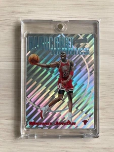 1997-98 Topps Michael Jordan Stadium Club Hardcourt Heroics Trading Card - Picture 1 of 2