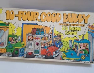 100% Complete Vintage 1976 10-Four Good Buddy Cb Radio Board Game Parker Brother - Picture 1 of 7