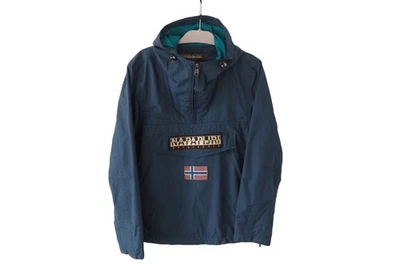 Chaqueta NAPAPIJRI Anorak Talla XS Exterior Estilo Callejero Azul Luz Ropa Con Capucha Foto 1 de 4