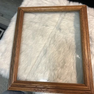 Solid Oak Picture Frame 12 3/4”W Buy 14 3/4” L - Picture 1 of 15