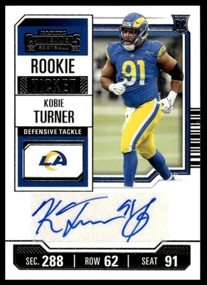 2023 Panini Contenders #153 Kobie Turner - Image 1 of 2