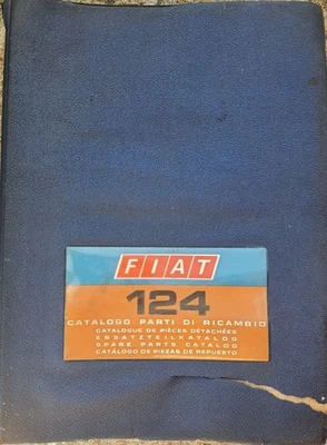 FIAT 124  Catalogo parti di Ricambio Originale (1968) - Immagine 1 di 4