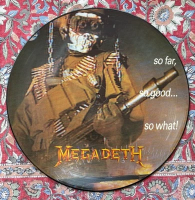 Megadeth - So Far, So Good...So What! 12" LP Picture Disc. Original 1988 - Image 1 of 3