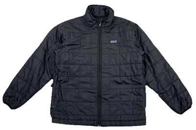 (Flawed) Patagonia Nano Puff Jacket Black Boy’s Small (8) - Image 1 of 4