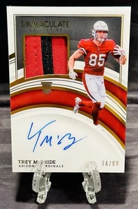 2022 Panini Immaculate Collection TREY MCBRIDE Rookie Patch On Card Auto #74/99 - Picture 1 of 2