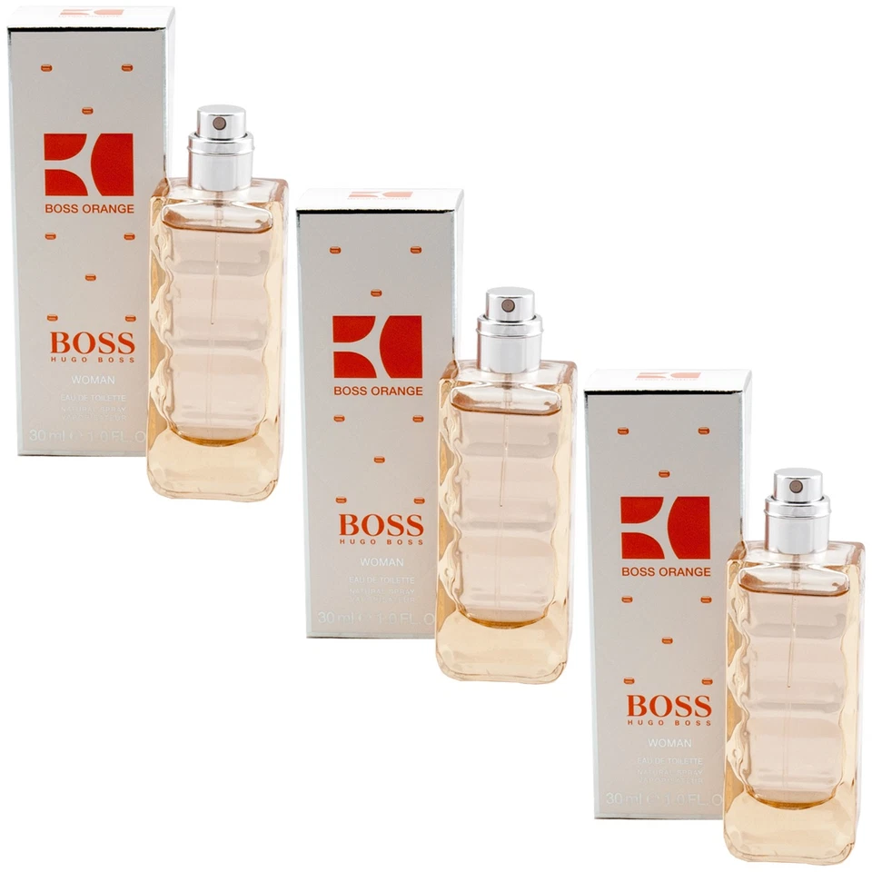 Boss Orange 3 x 30 ml Eau De Toilette Edt Spray for Woman Hugo Boss - Image 1 of 1