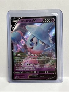 HATTERENE V 2020 POKEMON SWSH BLACK STAR PROMO HOLO #SWSH055 - Picture 1 of 2