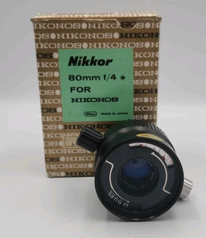Nikon UW-NIKKOR 80mm F4 カメラ レンズ #10827 Nikon UW-NIKKOR 80mm F4 カメラ レンズ #10827 Nikon 80mm f4 Nikkor