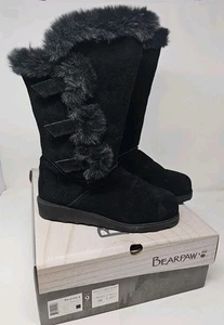 🔥 BEARPAW GENEVIEVE 2305W BLACK II 011 STIEFEL WINTER FELL Never Wet - Bild 1 von 6