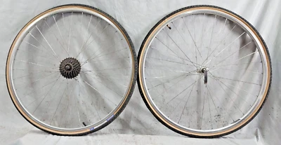 Weinmann RM19 27" Road Bike Wheel Set Freewheel OLW130/100 36/32S Fast Shipping! - Image 1 of 4