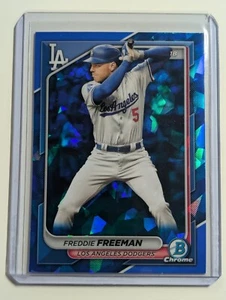 2024 Bowman Chrome Sapphire Freddie Freeman Los Angeles Dodgers #74 - Picture 1 of 2