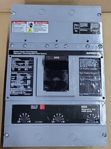 Siemens HLXD63B600 Thermischer magnetischer Formgehäuse-Leistungsschalter - grau - Bild 1 von 6