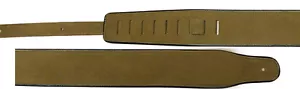 GITARRENGURT,Band38 echtes Wild-Leder BRAUN ,Länge bis147cm, Breite7cm-strap! - Bild 1 von 2