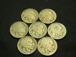 1913 TY I , 1915, 1916, 1917, 1918, 1919, 1920 "P" mint Buffalo Nickels - Picture 1 of 10